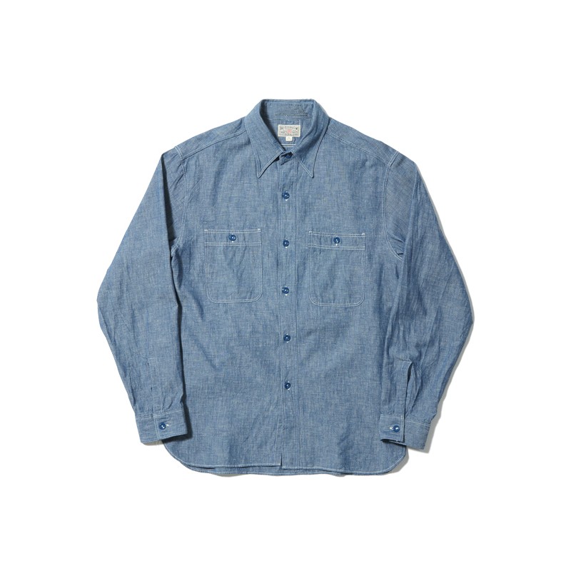 CHAMBRAY SHIRT, LONG SLEEVE